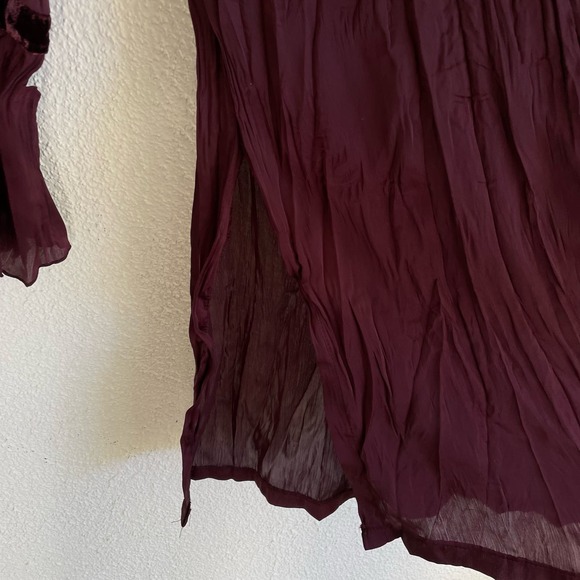 Whimsygoth Velvet Lace Up Tunic Dress top - Picture 6 of 6